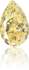 Natural Yellow Diamond Pear Shape 1.08 ct Polished