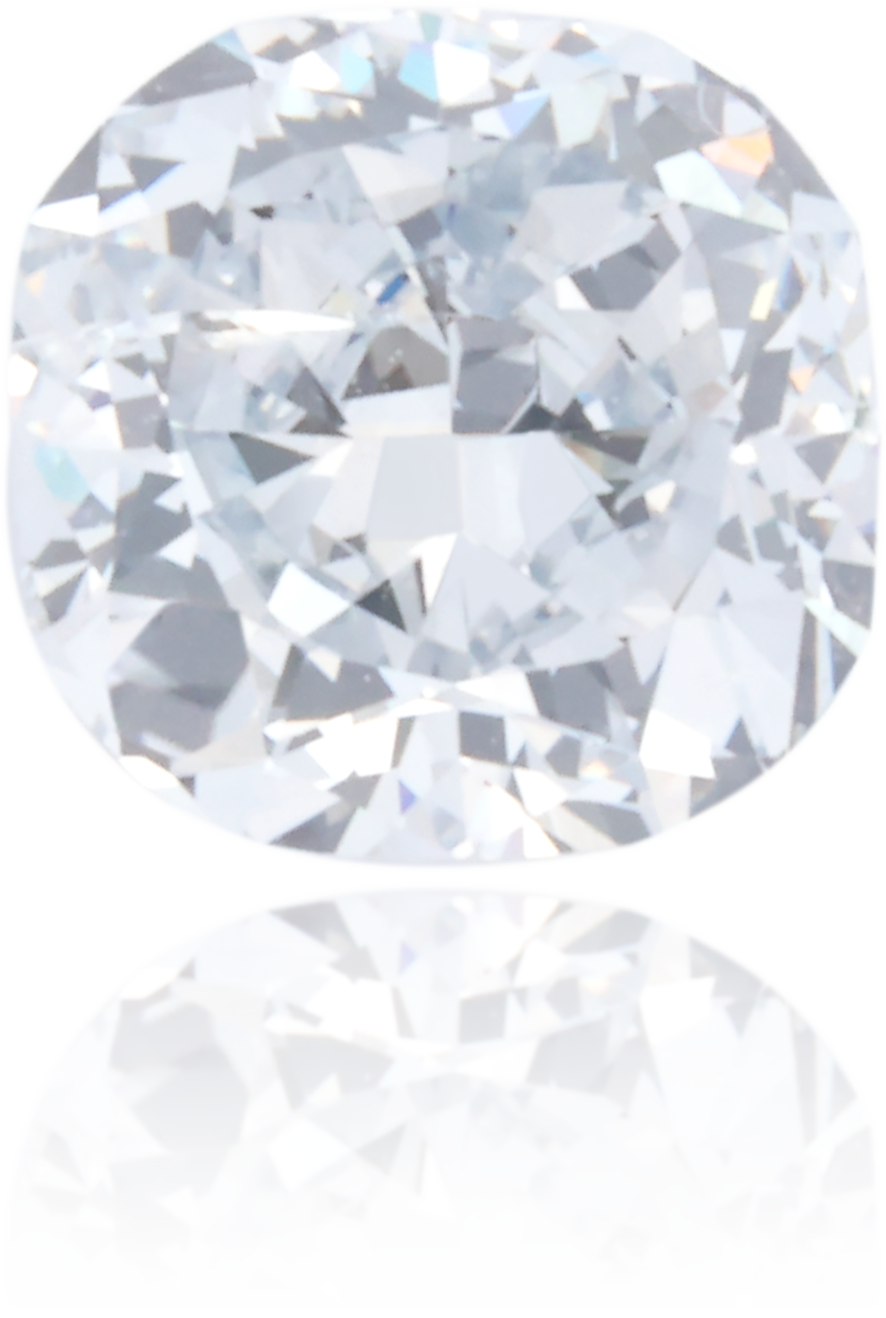 Natural Blue Diamond Cushion 0.43 ct Polished
