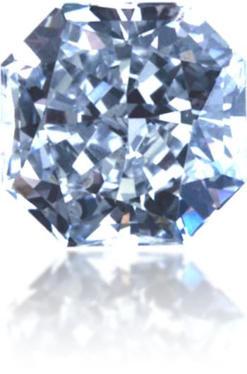 Natural Blue Diamond Square 0.34 ct Polished