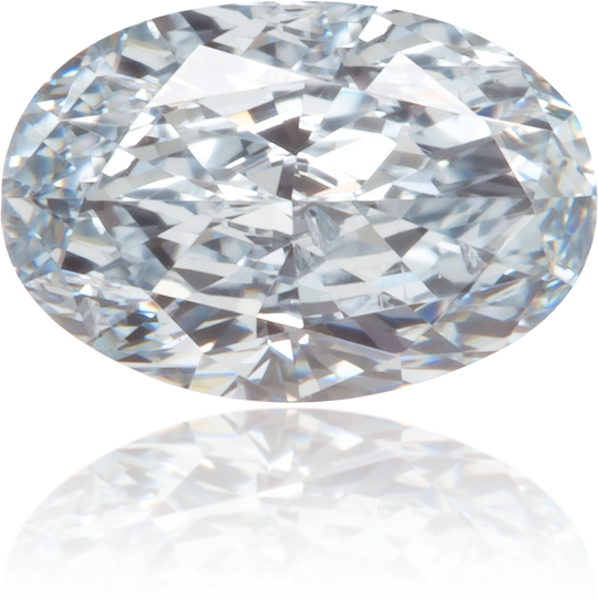 Natural Blue Diamond Oval 0.35 ct Polished