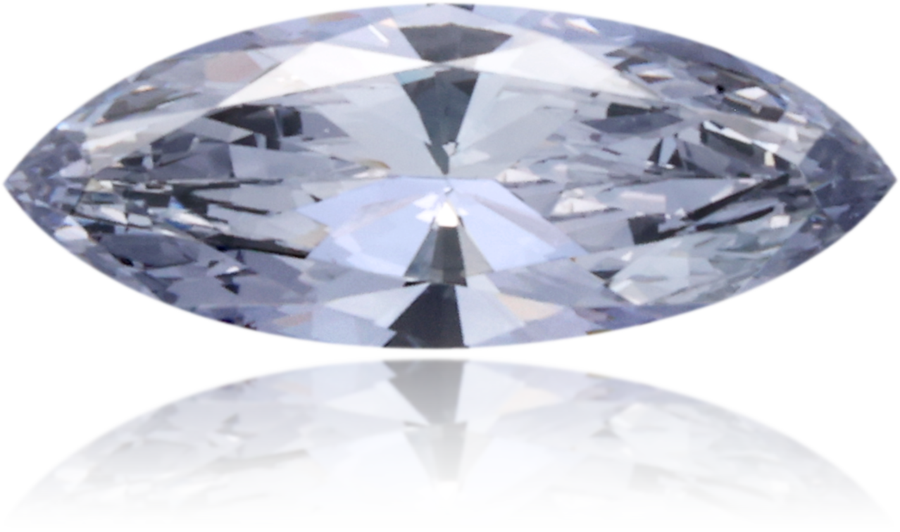Natural Blue Diamond Marquise 0.36 ct Polished