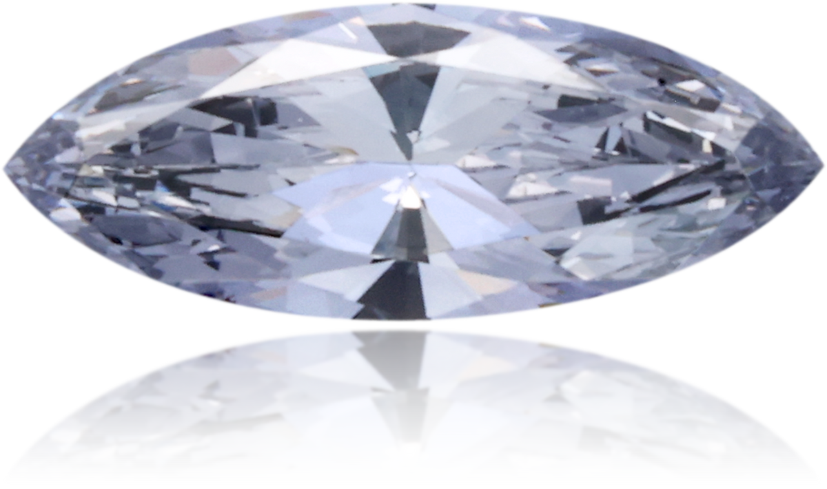 Natural Blue Diamond Marquise 0.36 ct Polished