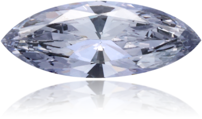 Natural Blue Diamond Marquise 0.36 ct Polished