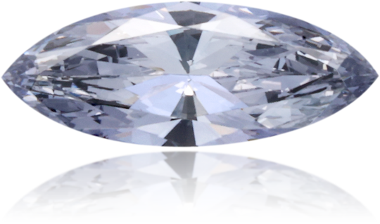 Natural Blue Diamond Marquise 0.36 ct Polished