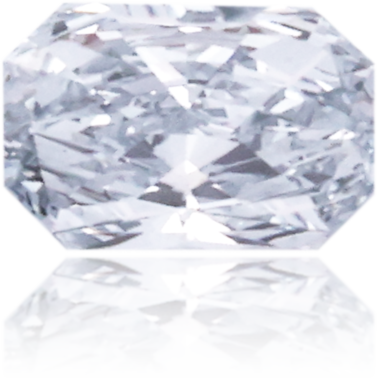 Natural Blue Diamond Rectangle 0.33 ct Polished