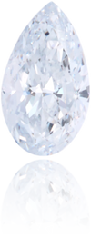 Natural Blue Diamond Pear Shape 0.31 ct Polished