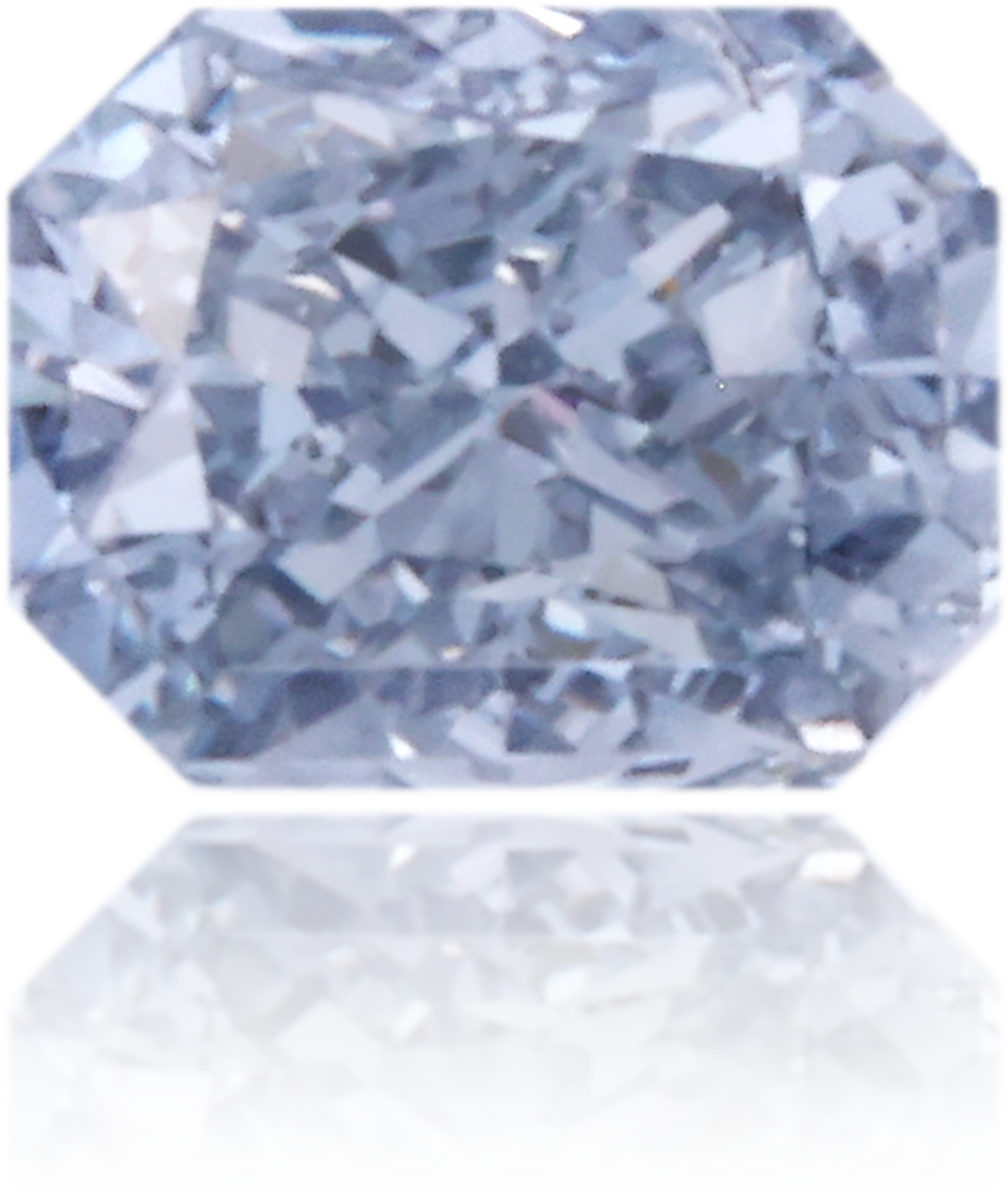 Natural Blue Diamond Rectangle 0.21 ct Polished