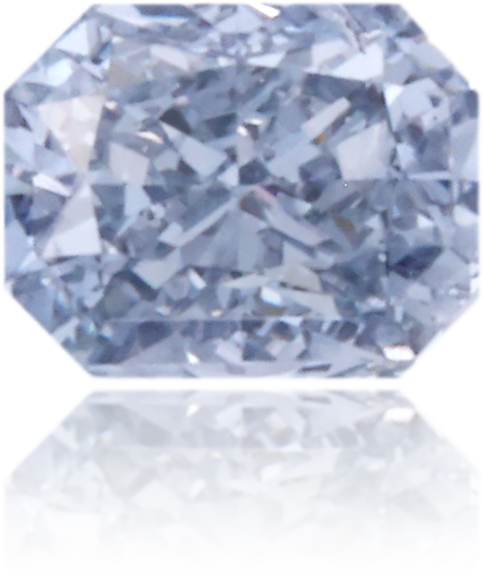 Natural Blue Diamond Rectangle 0.21 ct Polished