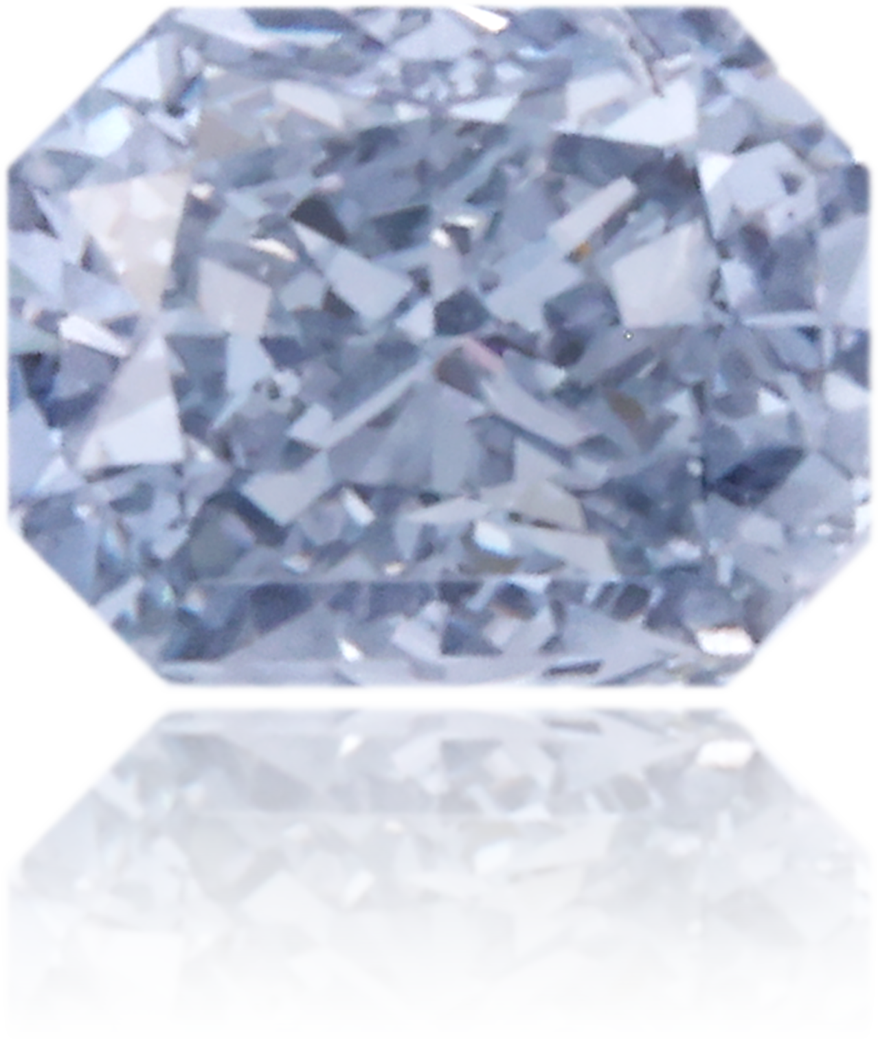 Natural Blue Diamond Rectangle 0.21 ct Polished