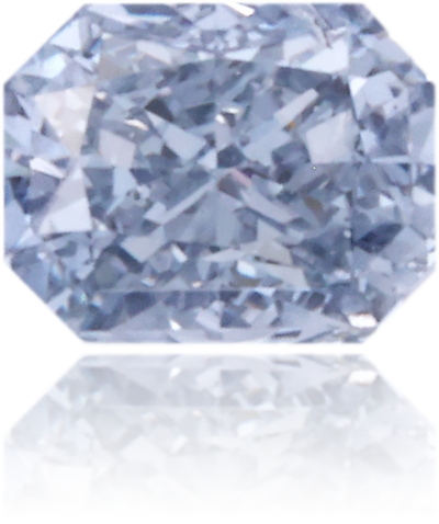 Natural Blue Diamond Rectangle 0.21 ct Polished