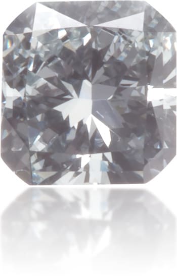 Natural Blue Diamond Square 0.14 ct Polished
