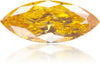 Natural Orange Diamond Marquise 0.20 ct Polished