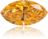 Natural Orange Diamond Marquise 0.19 ct Polished