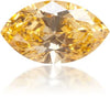 Natural Orange Diamond Marquise 0.12 ct Polished