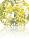Natural Green Diamond Rectangle 3.11 ct Polished