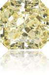Natural Yellow Diamond Square 2.82 ct Polished