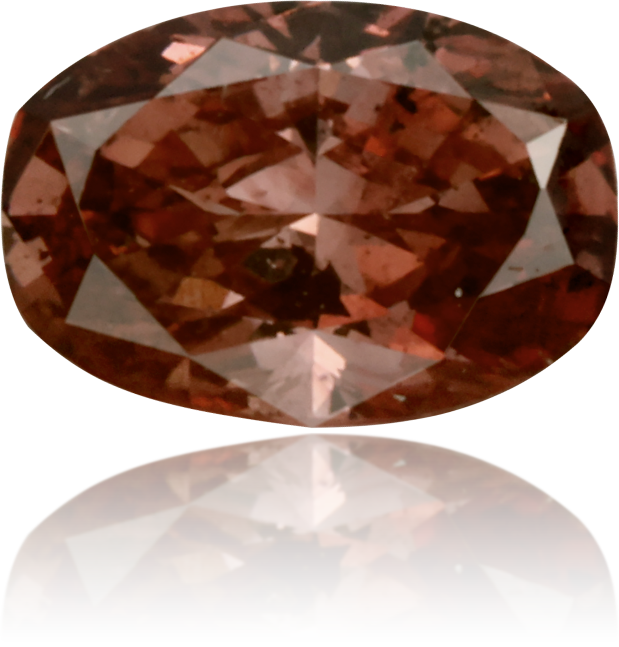 Natural Pink Diamond Oval 0.31 ct Polished