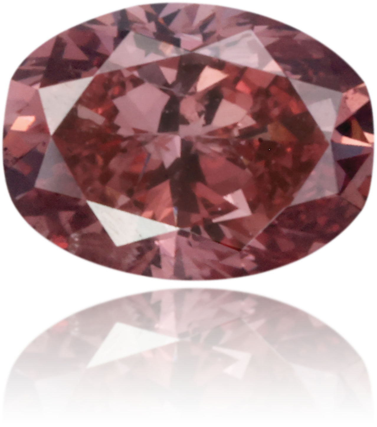 Natural Pink Diamond Oval 0.28 ct Polished