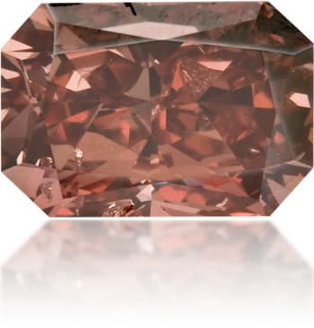 Natural Pink Diamond Rectangle 0.33 ct Polished