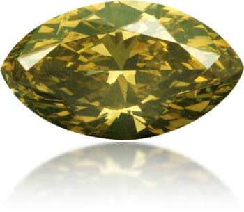 Natural Green Diamond Marquise 2.43 ct Polished