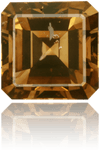 Natural Brown Diamond Square 2.51 ct Polished