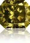 Natural Green Diamond Rectangle 1.47 ct Polished