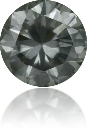 Natural Gray Diamond Round 1.79 ct Polished