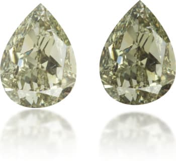 Natural Chameleon Diamond Pear Shape 0.74 ct Polished