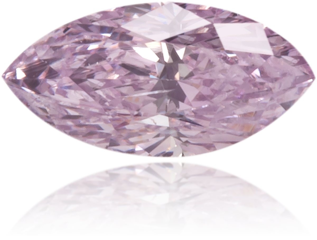 Natural Purple Diamond Marquise 0.15 ct Polished