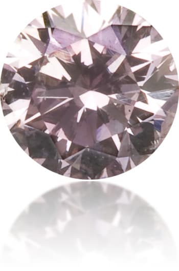 Natural Purple Diamond Round 0.11 ct Polished