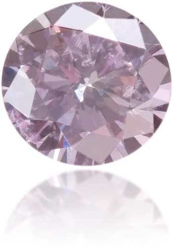 Natural Purple Diamond Round 0.13 ct Polished
