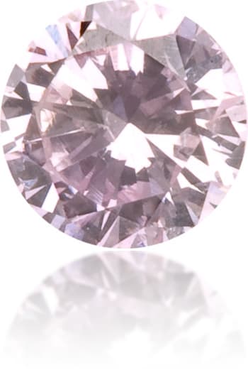 Natural Purple Diamond Round 0.11 ct Polished