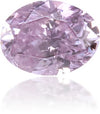 Natural Purple Diamond Oval 0.12 ct Polished