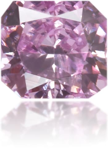 Natural Purple Diamond Square 0.11 ct Polished