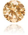 Natural Orange Diamond Round 0.35 ct Polished