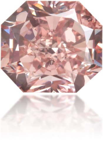 Natural Pink Diamond Rectangle 0.67 ct Polished