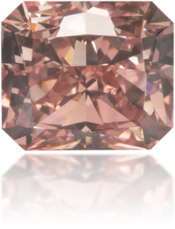 Natural Pink Diamond Rectangle 0.67 ct Polished