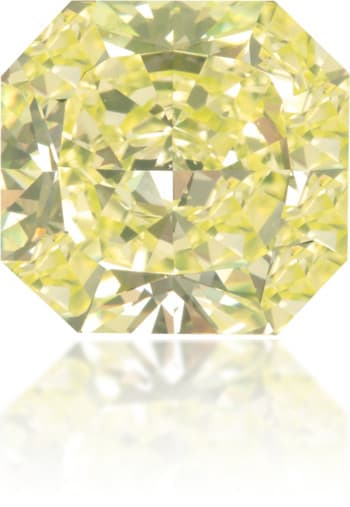 Natural Green Diamond Square 3.45 ct Polished