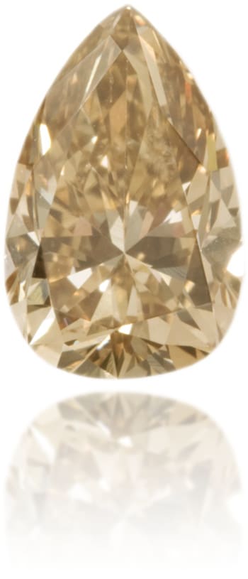 Natural Brown Diamond Pear Shape 0.83 ct Polished