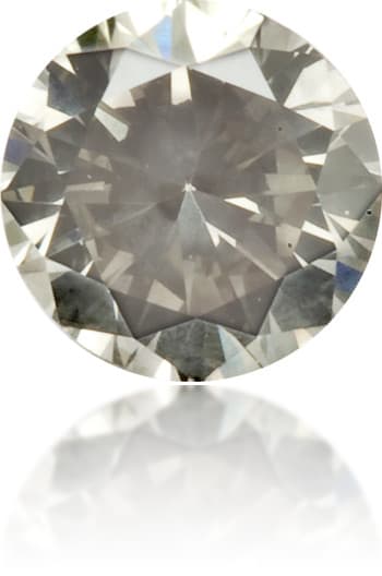 Natural Gray Diamond Round 0.15 ct Polished