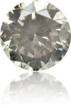 Natural Gray Diamond Round 0.15 ct Polished