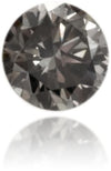 Natural Gray Diamond Round 0.10 ct Polished