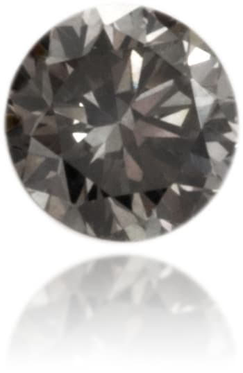 Natural Gray Diamond Round 0.10 ct Polished