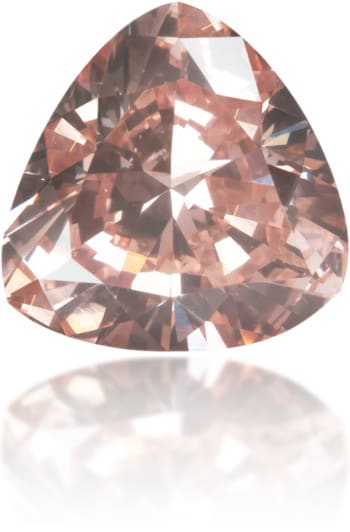 Natural Pink Diamond Triangle 1.02 ct Polished