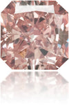 Natural Pink Diamond Square 0.55 ct Polished
