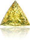 Natural Green Diamond Triangle 0.23 ct Polished
