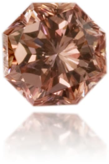 Natural Pink Diamond Octagon 0.19 ct Polished
