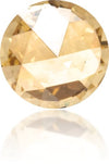 Natural Orange Diamond Round 0.21 ct Polished