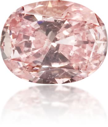 Natural Pink Diamond Oval 0.14 ct Polished