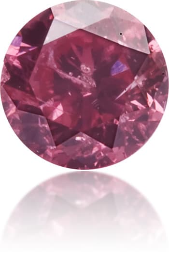 Natural Pink Diamond Round 0.17 ct Polished